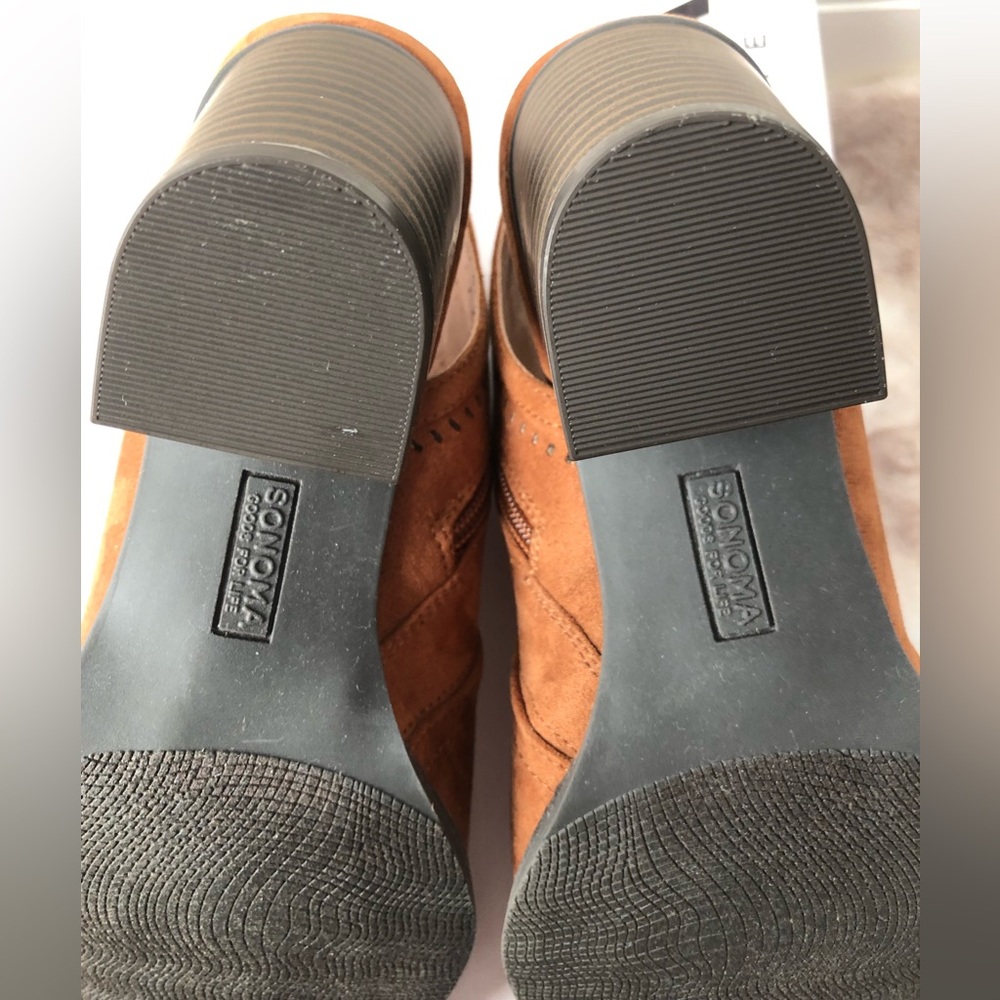 😍 Western Style Peep Toe Ankle Boots - Picture 7 of 10